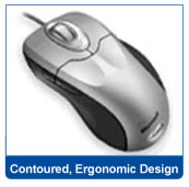 Ergonomic Mouse - Contoured Design