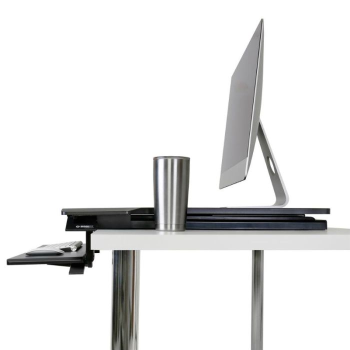 Ergotron WorkFit-TX Standing Desk Converter with Height Adjustable Keyboard