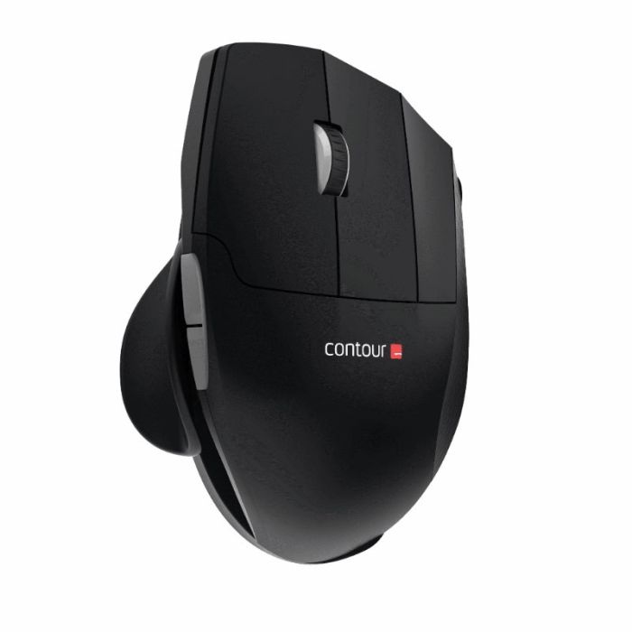 Contour Unimouse Mouse PixArt PMW3330 Wireless Radio Frequency USB 2800 dpi  Scroll Wheel 6 Buttons Left handed - ODP Business Solutions