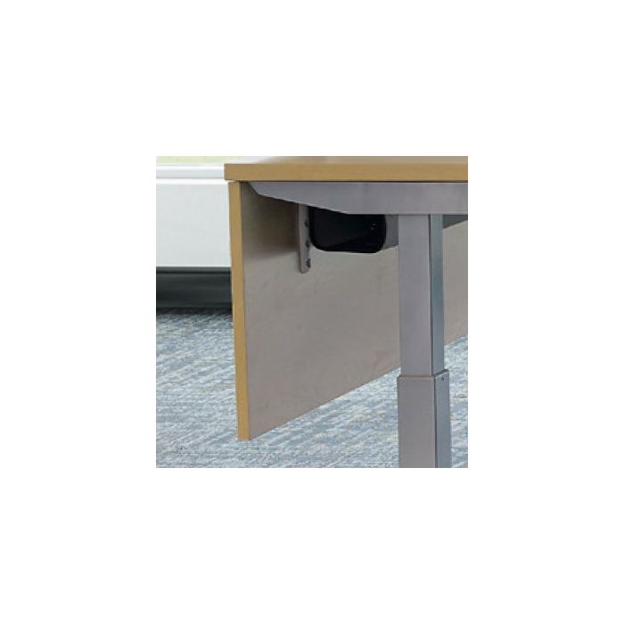 Smoke/Bronze Obex 12 Polycarbonate Desk and Table Mounted Modesty Panel 12 x 30 