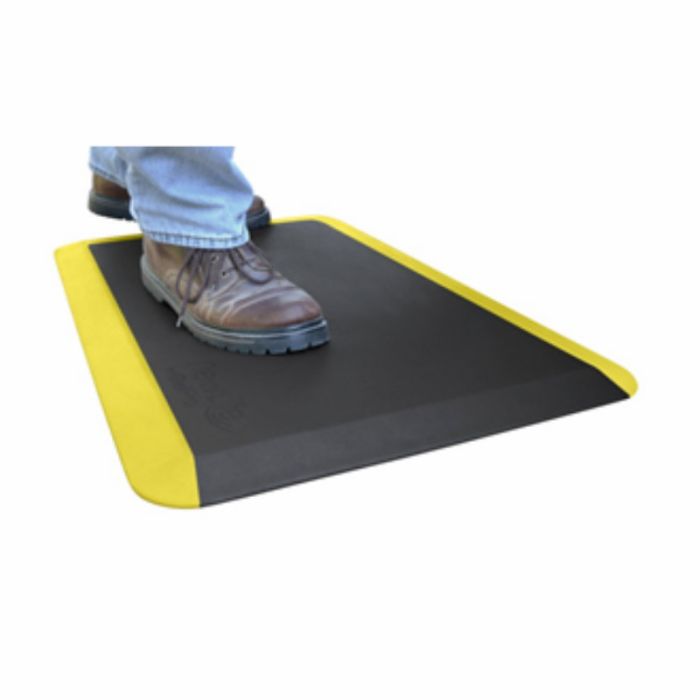 NewLife EcoPro Commercial Anti-Fatigue Mat with Yellow Stripe, Eco-Pro  Safety