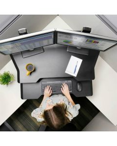 Ergotron WorkFit Corner Standing Desk Converter