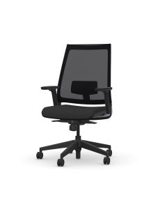 9to5 Seating Luna Mesh Back Task Chair w/ Adjustable Lumbar