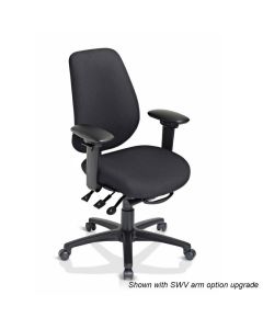 Saffron Tall-Back Multi-Tilt Task Chair with Arms (ergoCentric)