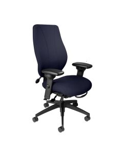 tCentric Hybrid task chair. Provides adjustable air lumbar upholstered back and seat. Make an appointment at our St. Louis, MO store or shop online at www.advan-ergo.com