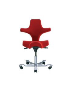 HÅG Capisco Short Stool, No Footring, Black Vinyl