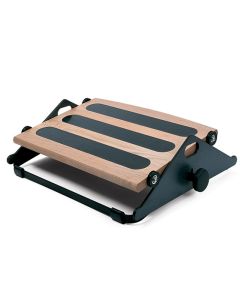 Humanscale's FR300 Foot Rocker elevates your feet and promote a gentle rocking motion to increase circulation.  A healthy addition to you workstation.