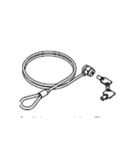HumanScale Notebook Security Lock with 24" Cable