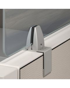 Mergeworks Clear Stackers - Cubicle Extender Panels - Clamp-on Mount