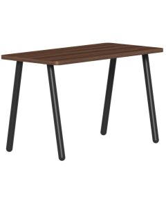 Reya Home Edition Desk with Angled Legs - Black. A modern, slim option for your work from home office. Available through Advanced Ergonomic Concepts, Inc. in St. Louis, MO or www.advan-ergo.com.