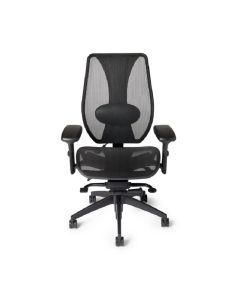 This all mesh ergonomic chair has airless cushion technology. Make an appointment with our store in St. Louis, MO or shop online at www.advan-ergo.com.