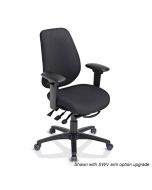 Saffron Tall-Back Multi-Tilt Task Chair with Arms (ergoCentric)
