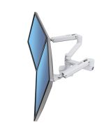 Ergotron LX Dual Monitor Arm Side-by-Side (White) - SALE