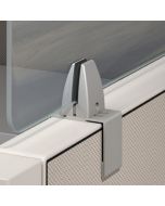 Mergeworks Clear Stackers - Cubicle Extender Panels - Clamp-on Mount