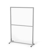 Obex freestanding acrylic privacy screens can also be used as mobile screens. Available at Advanced Ergonomic Concepts, Inc in St. Louis, MO near St. Charles, MO or at our website www.advan-ergo.com