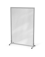 Obex freestanding acrylic privacy screens can also be used as mobile screens. Available at Advanced Ergonomic Concepts, Inc in St. Louis, MO near St. Charles, MO or at our website www.advan-ergo.com