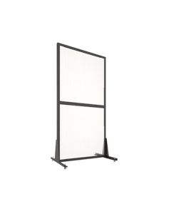 BOSTONtec Work Partition Industrial Standing Frame with Leveler Glides 36x72
