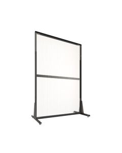 BOSTONtec Work Partition Industrial Standing Frame with Leveler Glides 48x72