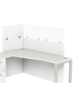 Mergeworks Frosted Stackers - Cubicle Extender Panels - Magnetic Mount