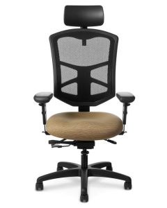 Office Master YES High Back chair with headrest - Comfortable Mesh back chairs