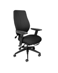 tCentric Hybrid task chair. Provides adjustable air lumbar upholstered back and seat. Make an appointment at our St. Louis, MO store or shop online at www.advan-ergo.com
