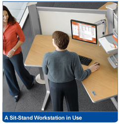 Standing workstation